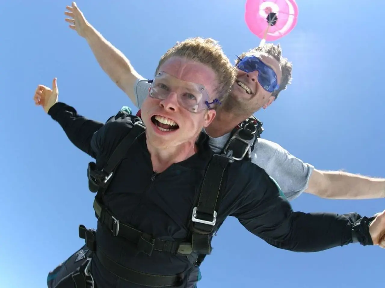 Parachutist plummets in Bad Dürkheim, sustains severe injuries