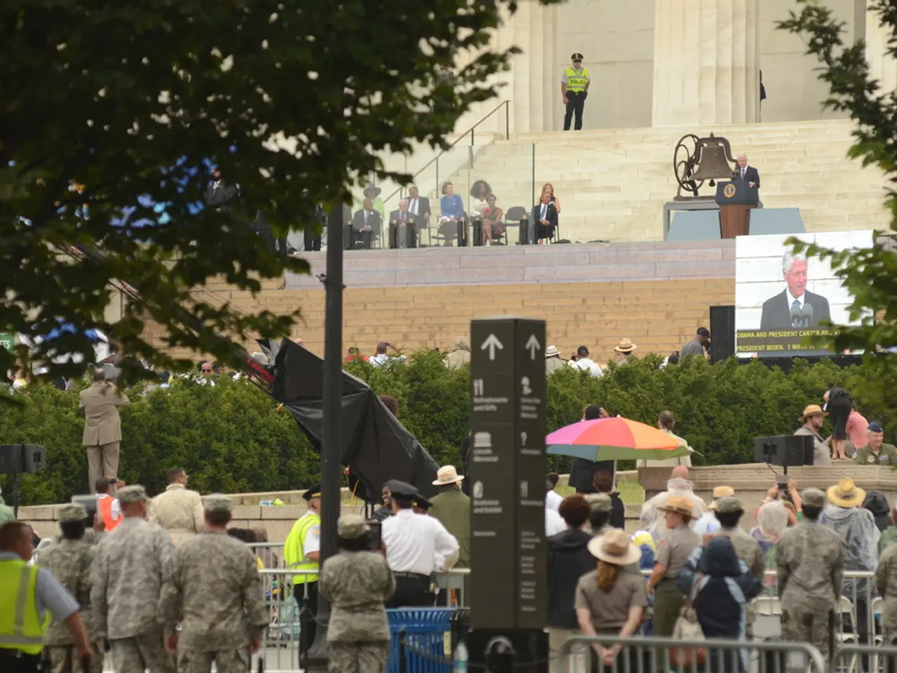 Crowd Gathers in Awe as President George W. Bush Speakers at ASI Dallas Event