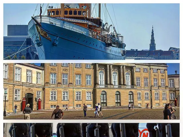 Navy vessels of the United States sail close to the shore of Venezuela