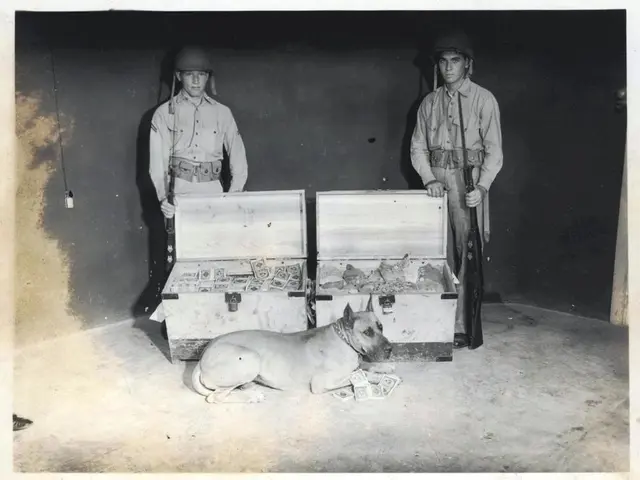 trusty explosives detection canine Sasha bids farewell to active duty at Texas Capitol following a...
