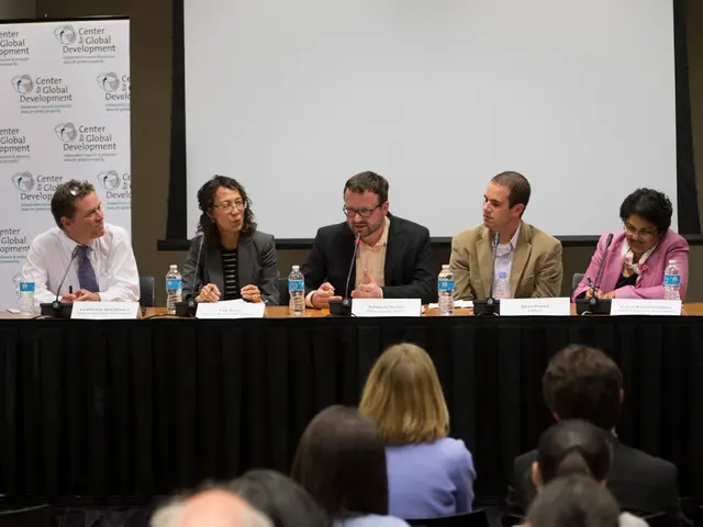 Meeting with the City of Marl's Council of Elders in a conference room setting