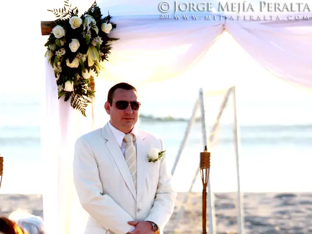 Katja Burkard gets hitched in a nuptial ceremony.
