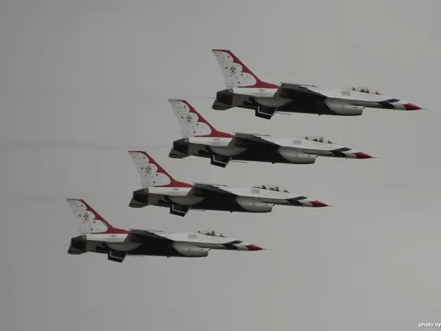 Powerful fighter jet engines receiving updated units, boasting a thrust capacity of 40,000 lbs.