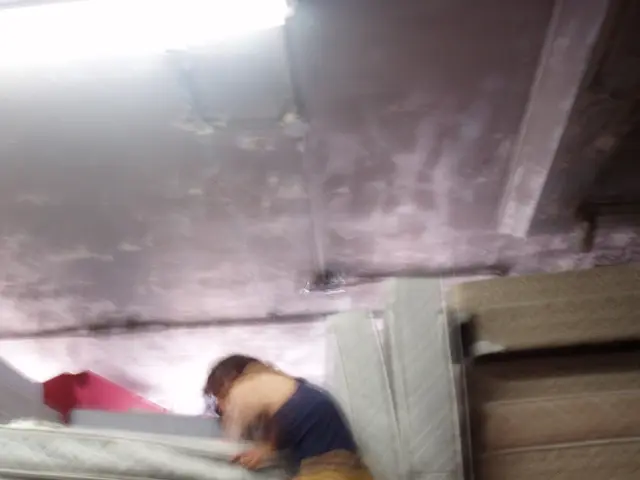 Aggressor physically assaults disabled female victim with her own crutches.