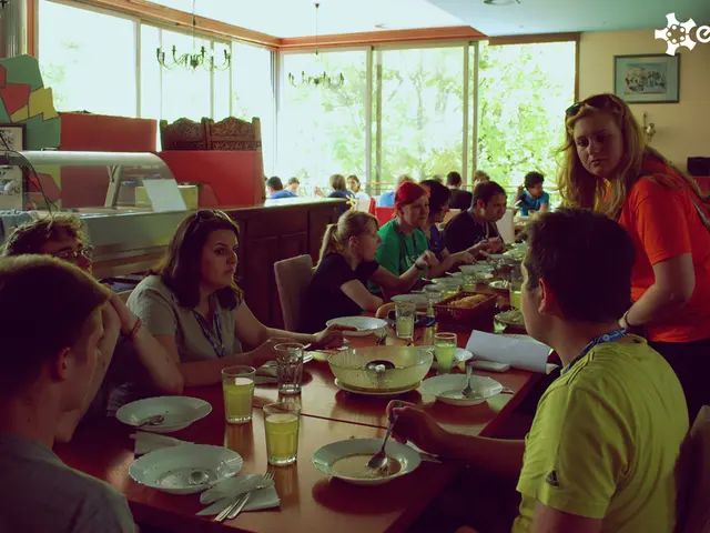 Rapidly constructed Venetian-themed grand event scene featuring gondolas, archways, and shattered...