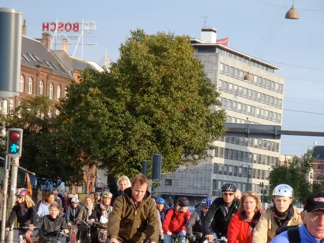 Masses cycle up Klapprad mountain during racing events