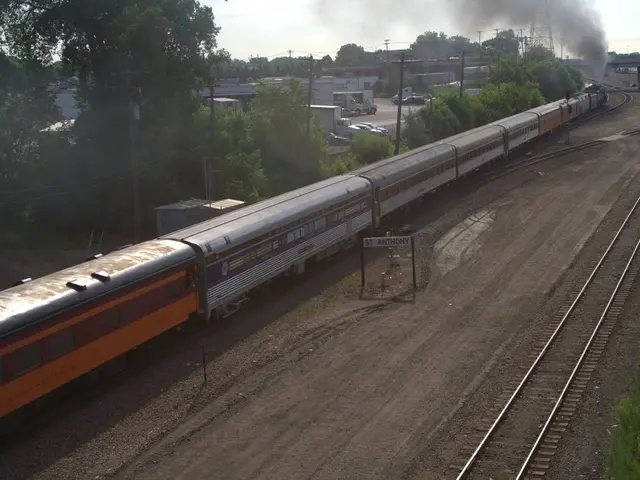 Railway premises fire leads to smoke plume and barrier track