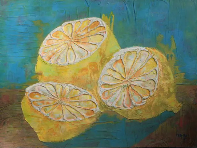 Exploration of a Lemon Still Life Art Project, Adopting the Style of Vincent van Gogh