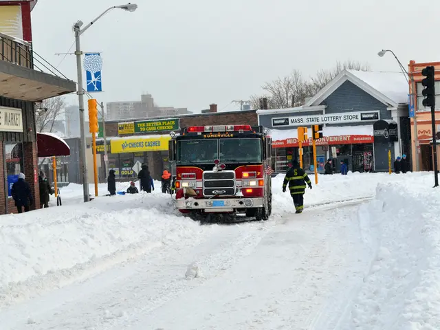 Garage blaze reported