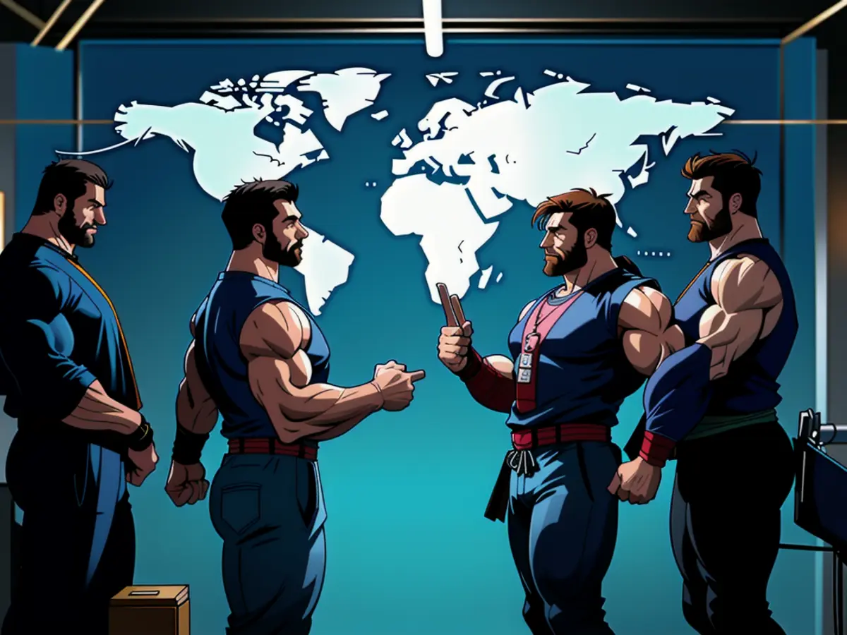 Image showcases a suspected fracas involving an unidentified assortment of individuals, one appearing to be armored, in a chaotic, topsy-turvy environment, potentially hinting at civil unrest or confrontation. Navigate the evolution of ethical conduct and compliance regulations within the dynamic web industry, as HR departments work tirelessly to secure longevity for their organizations.